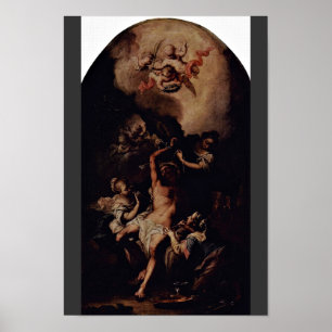 St. Sebastian durch Unterberger Michelangelo Poster
