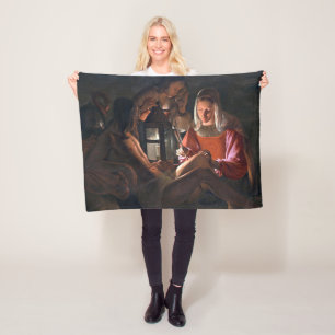 St. Sebastian Embraced by Irene, La Tour Fleecedecke