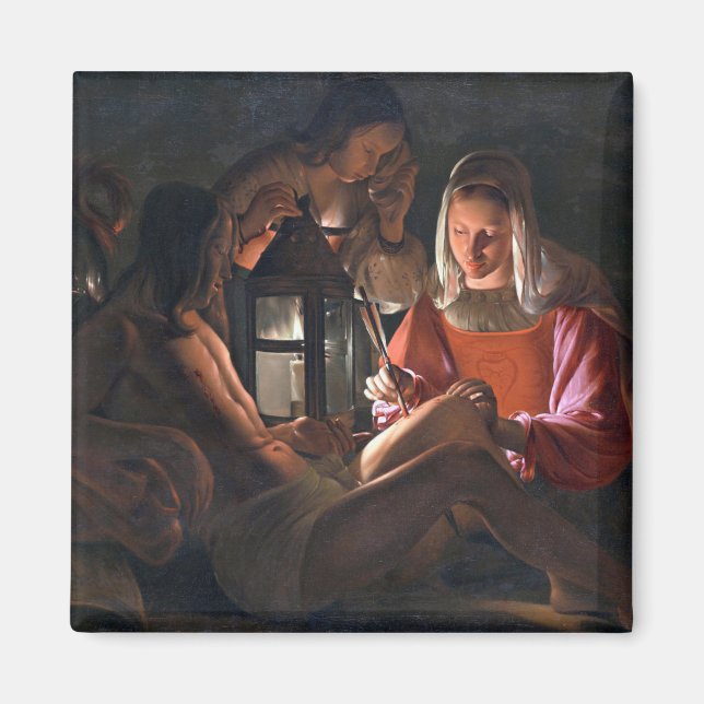 St. Sebastian Embraced by Irene, La Tour Magnet (Vorne)