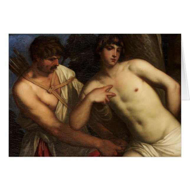 St SebastiAn est lié (Devant horizontal)