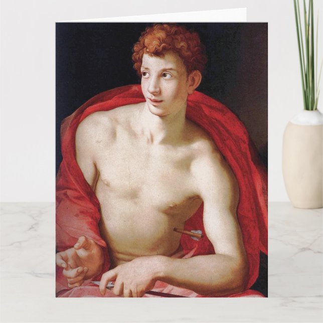St Sebastian Fine Art Grußkarte Karte (Vorderseite)
