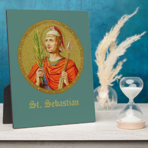 St. Sebastian (SNV 24) (Rundbild) 8"x10" Fotoplatte