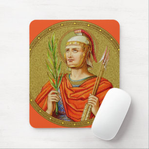St. Sebastian (SNV 24) (Rundes Bild) Vertikal Mousepad