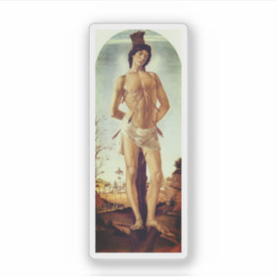 St. Sebastian von Boticelli, 1474 Aufkleber