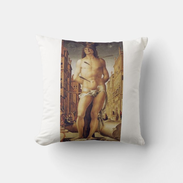 St Sebastian von Liberale Da Verona Kissen (Vorderseite)