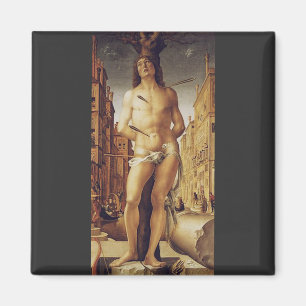 St Sebastian von Liberale Da Verona Magnet