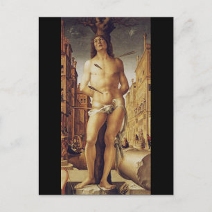 St Sebastian von Liberale Da Verona Postkarte