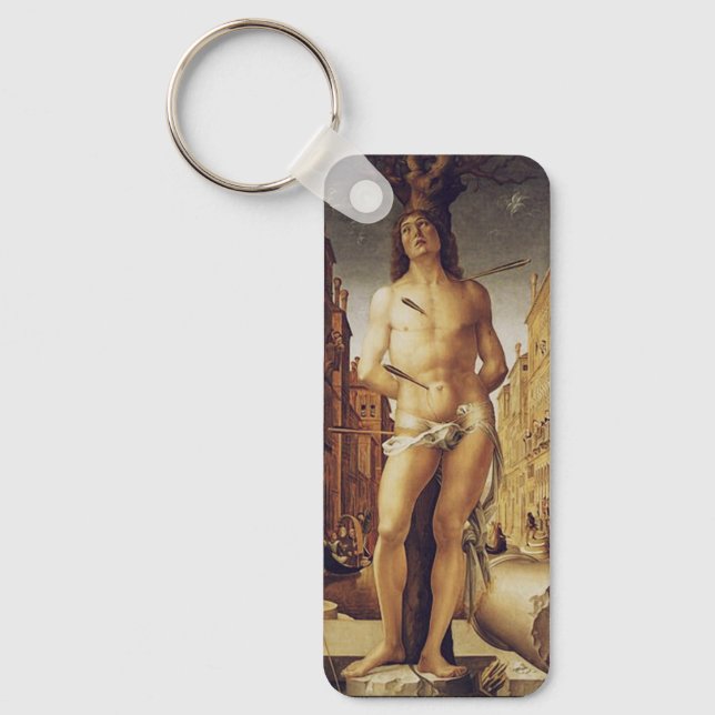 St Sebastian von Liberale Da Verona Schlüsselanhänger (Vorderseite)