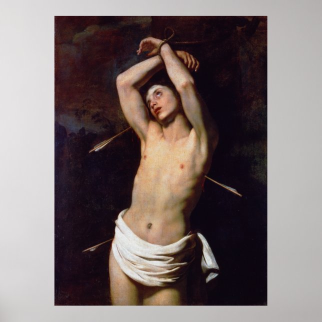 St Sebastian von Nicolas Regnie Poster (Vorne)