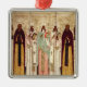 St. Sergius von Radonesh mit den Heiligen von Ornament Aus Metall (Vorne)