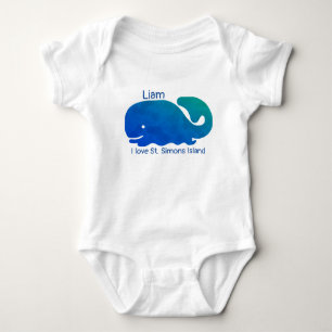 St. Simons Island GA Baby Bodysuit Strampler