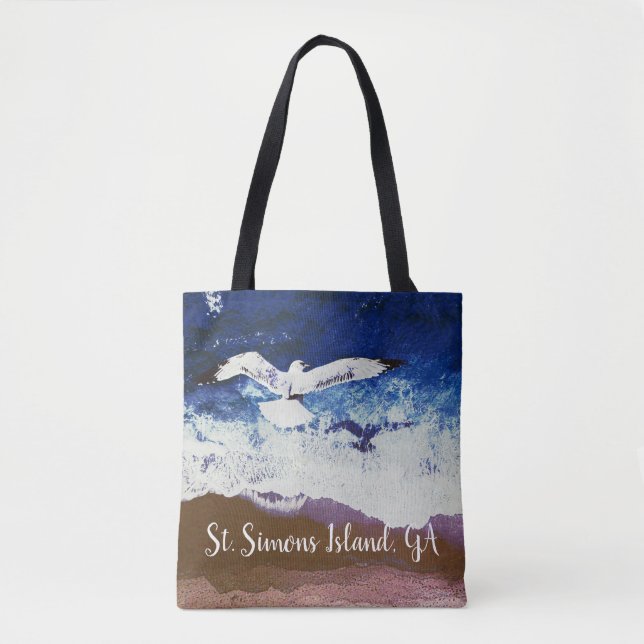 St. Simons Island GA Tasche (Vorderseite)