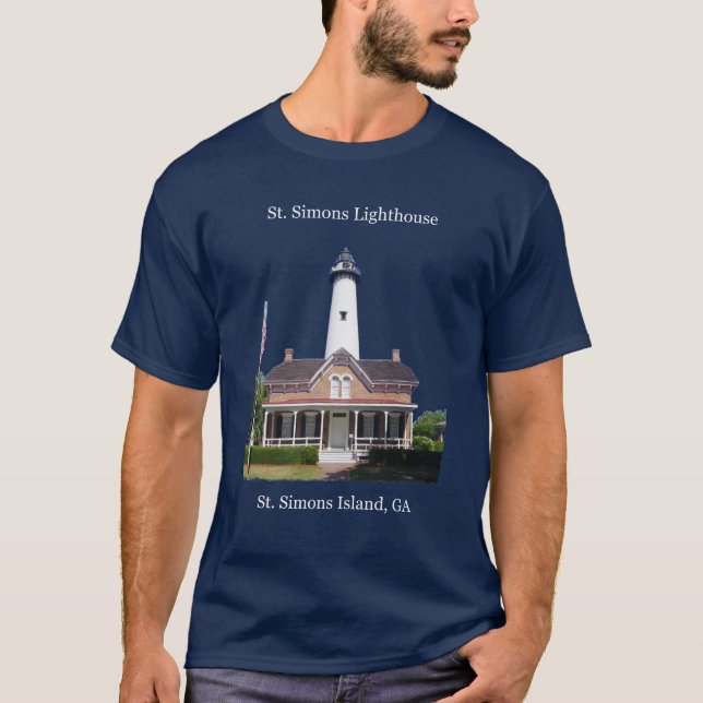 St Simons Lighthouse Shirt (Vorderseite)