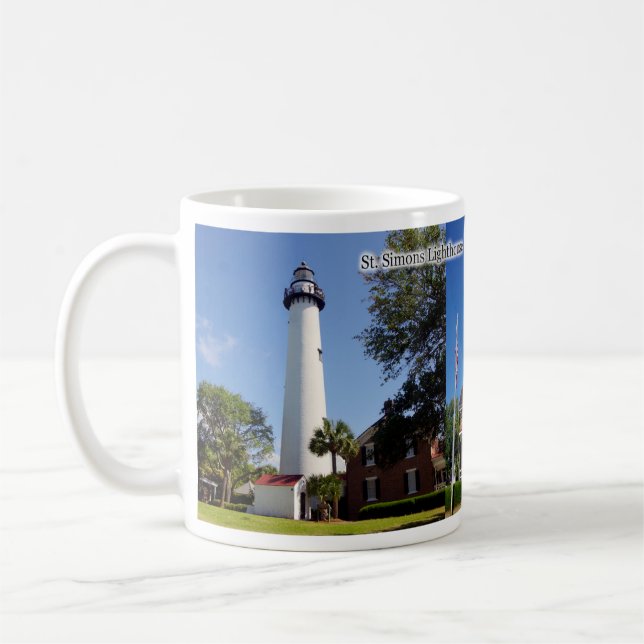St. Simons Lighthouse Tasse (Links)