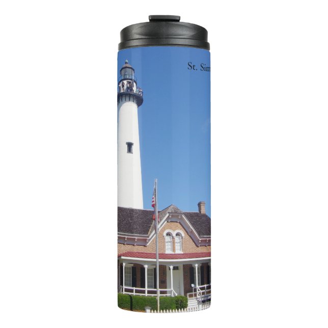 St. Simons Lighthouse Thermalwäscher Thermosbecher (Vorderseite)