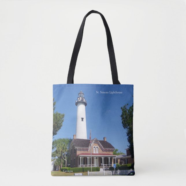 St. Simons Lightouse überall in der Tasche (Vorderseite)