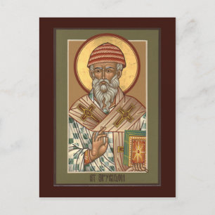 St. Spyridon Prayer Card Postkarte