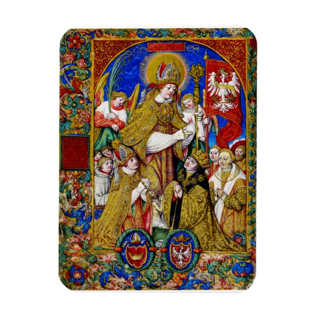 St. Stanislaus Bishop und Martyr Magnet (Vertikal)