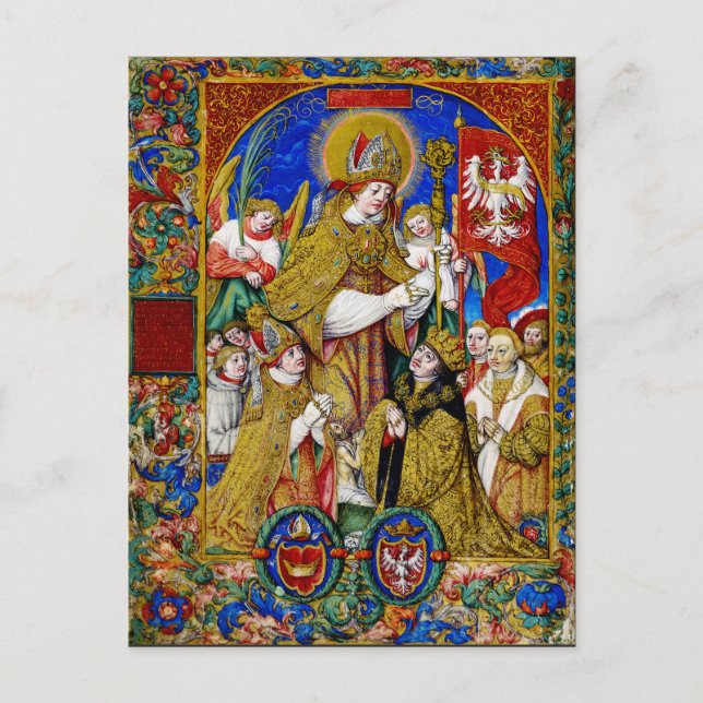St. Stanislaus Bishop und Martyr Postkarte (Vorderseite)