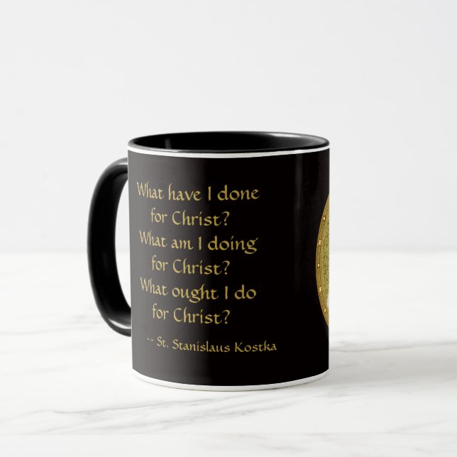 St. Stanislaus Kostka (SNV 25) Café Mug 1a (Rnd) (Devant gauche)