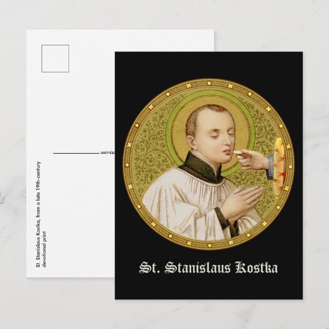 St. Stanislaus (SNV 25) (Rundbild) Vertikal Postkarte (Vorne/Hinten)