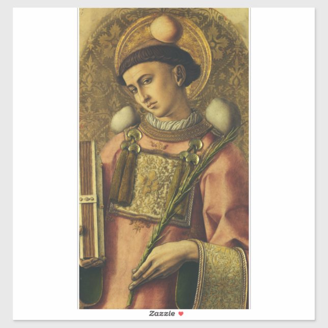 St. Stephen Apostel der siebzigsten Protomartyr Aufkleber (Blatt)