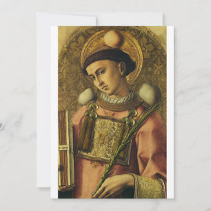St. Stephen Apostel der siebzigsten Protomartyr Dankeskarte