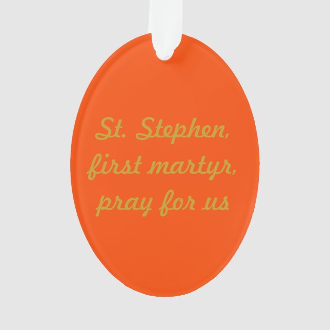St. Stephen le ProtoMartyr (PM 08) Acrylique (dos)