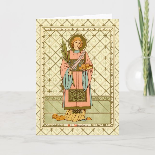 St. Stephen the ProtoMartyr (RLS17) Blank Gruß Karte (Vorderseite)