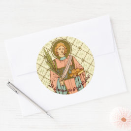 St. Stephen the ProtoMartyr (RLS 17) Runder Aufkleber