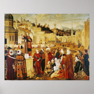 St- Stephenpredigen Poster