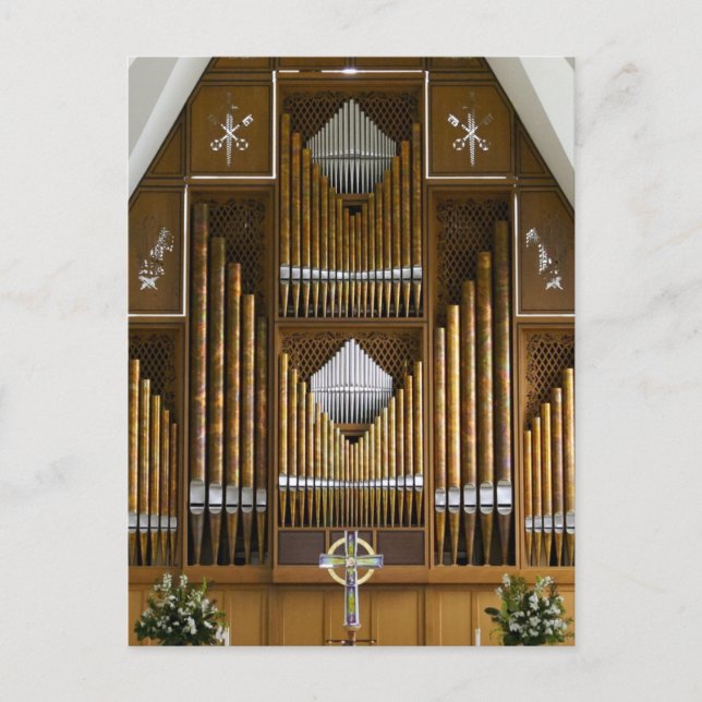 St. Stephen's Church Orgel, Seattle, Postkarte (Vorderseite)