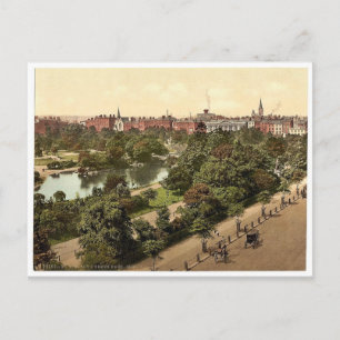 St. Stephen's Green Park. Dublin. Co. Dublin, Irl Postkarte