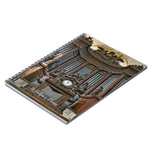 St Sulpice Orgel Notizbuch Notizblock
