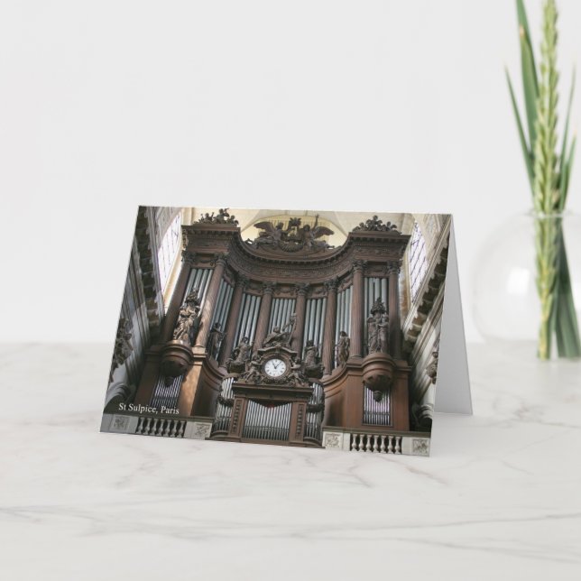 St Sulpice vielen Dank Dankeskarte (Vorderseite)