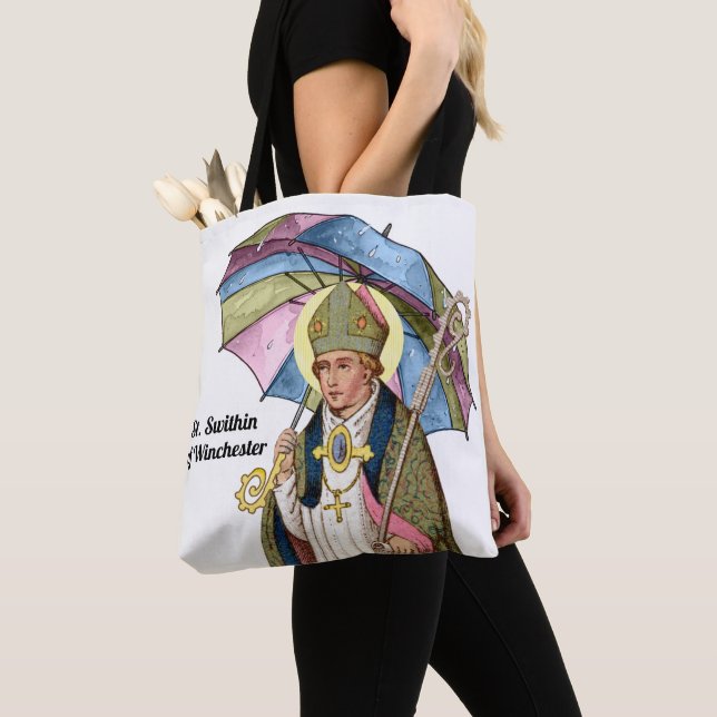 St. Swithin mit Regenschirm Tasche (Von Nahem)