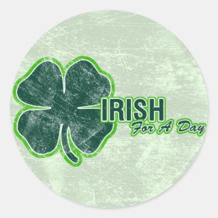 St Tapote des Irlandais de ` autocollant de grunge