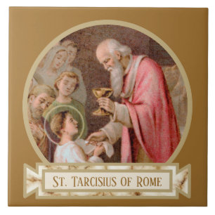 St. Tarcisius Erhalt der Eucharistie (BL 02) Fliese
