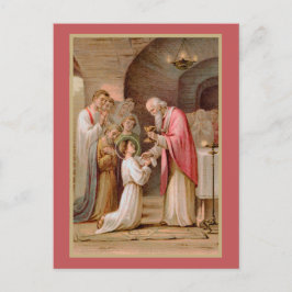 St. Tarcisius Erhalt der Eucharistie (BL 02) Postkarte