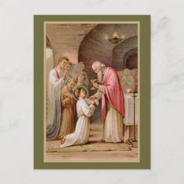 St. Tarcisius Erhalt der Eucharistie (BL 02) Postkarte