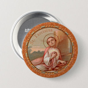 St. Tarcisius of Rome Roundel (BF 004) Button