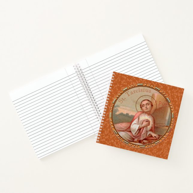 St. Tarcisius of Rome Roundel (BF 004) Notizbuch (Innenseite)