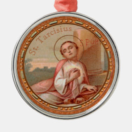 St. Tarcisius of Rome Roundel (BF 004) Ornament Aus Metall