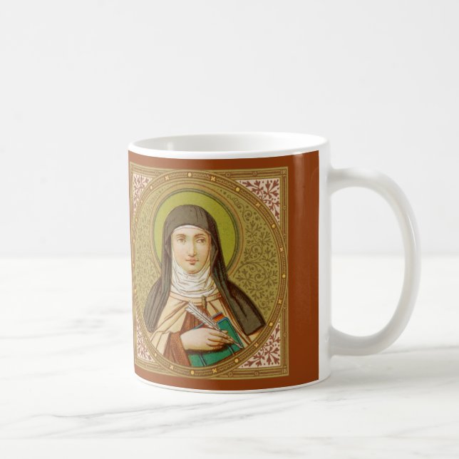 St. Teresa d'Avila (SNV 27) Café Mug #1a Carré (Droite)