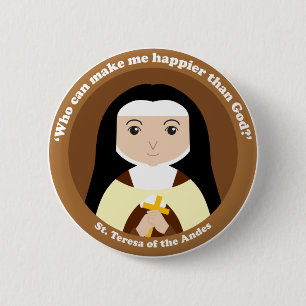 St. Teresa der Anden Button