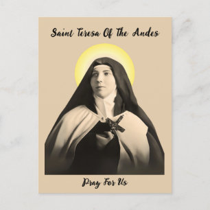 ST. TERESA DER ANDES FEIERTAGSPOSTKARTE