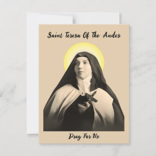 ST. TERESA DER ANDES POSTKARTE