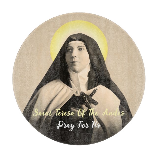 ST. TERESA DER ANDES SCHNEIDEBRETT (Vorderseite)