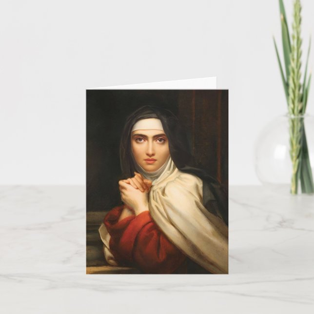 St. Teresa of Avila Card  Karte (Vorderseite)