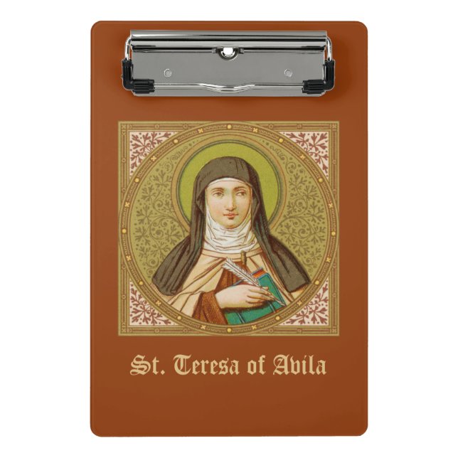 St. Teresa of Avila (SNV 27) Mini Clipboard #2a Klemmbrett (Vorderseite)